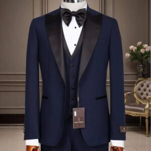 midnight luxe blue black tuxedo suit