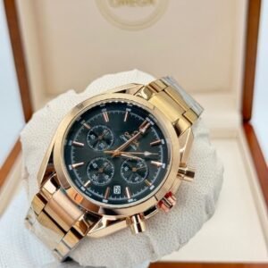 chain strap omega watch – luxury chronograph wristwatch for men