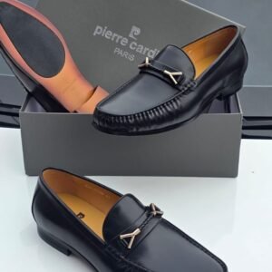 pierre cardin classic leather loafer
